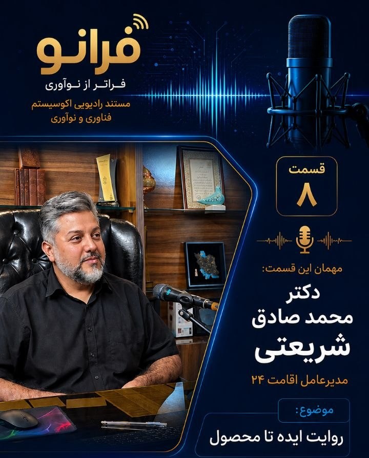 مدیرعامل اقامت۲۴ مهمان هشتمین قسمت مستند رادیویی «فرانو» 900 4