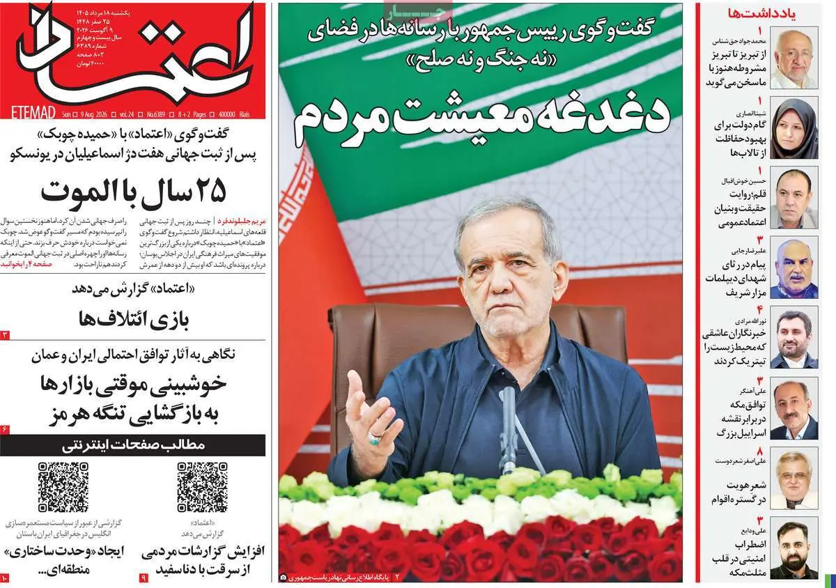 عناوین روزنامه 5