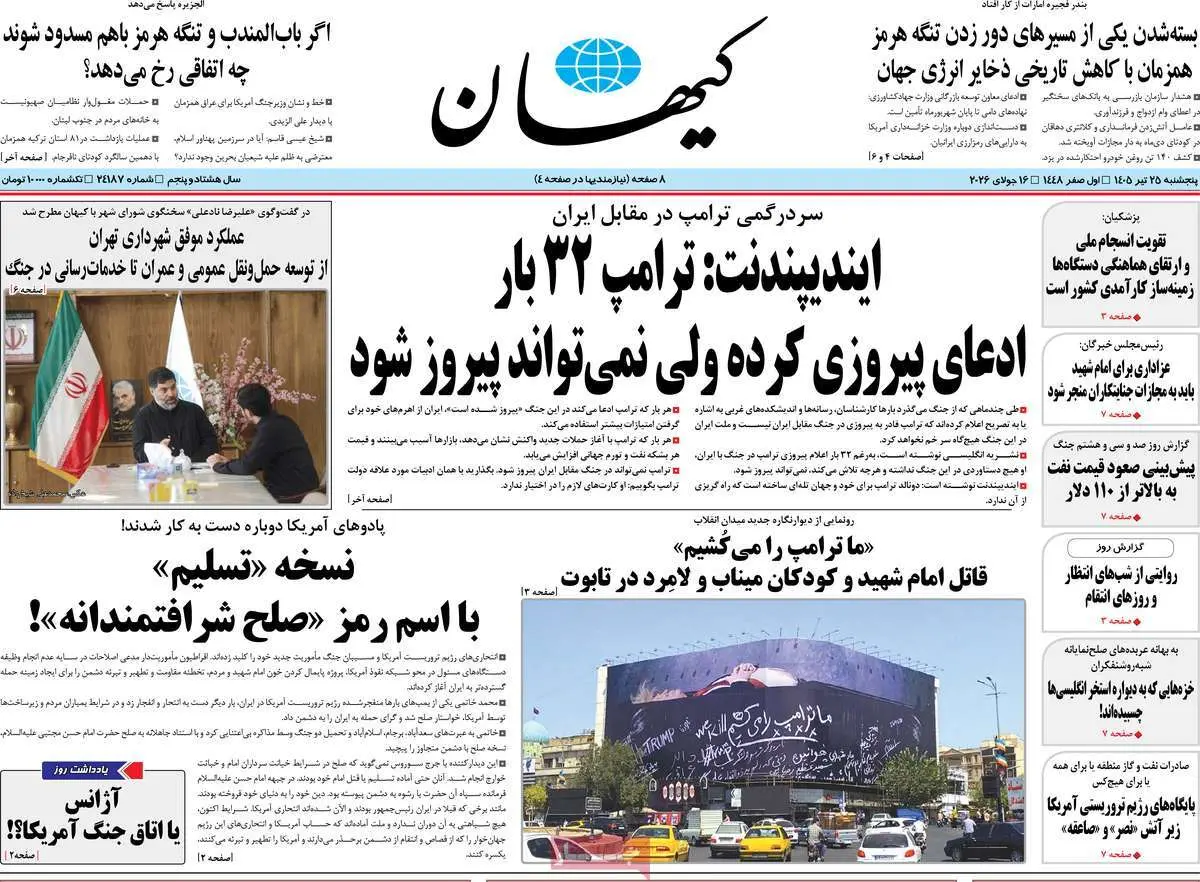 عناوین روزنامه 4