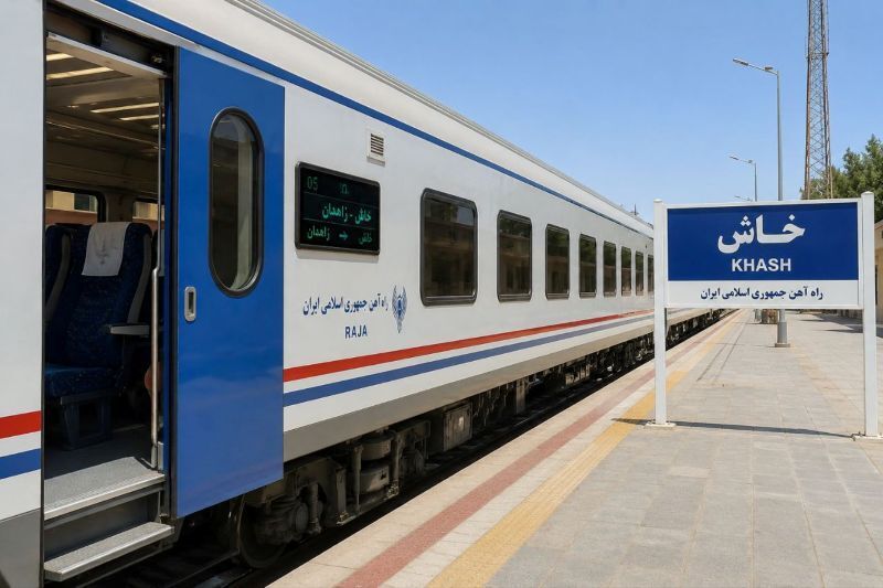 راه اهن خاش