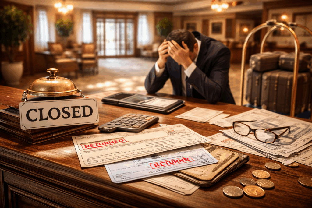 چک برگشتی به جای مسافر!