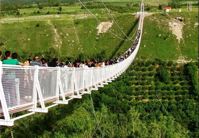 پل معلق مشکین شهر اردبیل 2